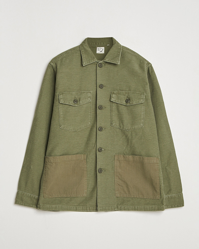orSlow 4 Pockets US Army Shirt Dark Olive – Groen
