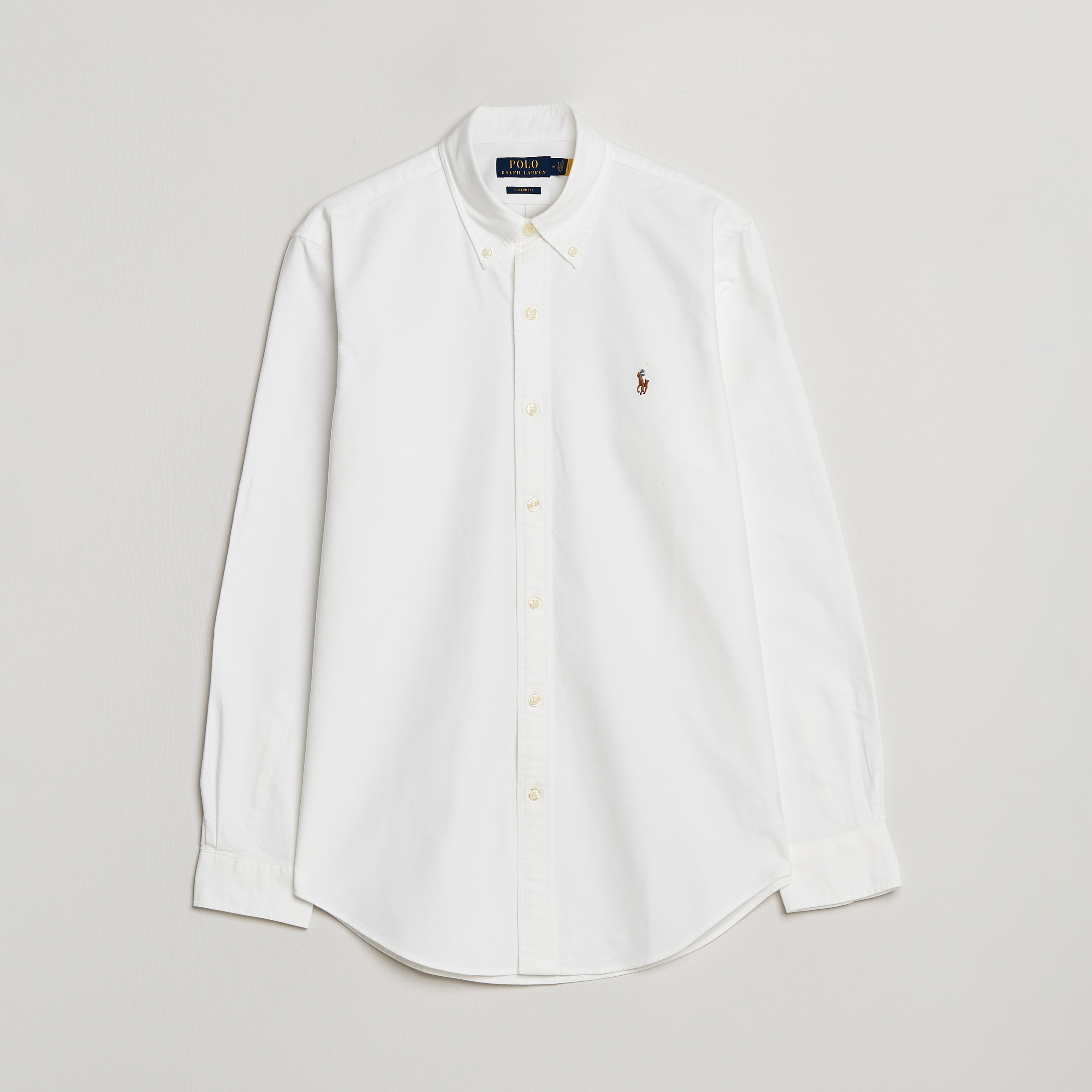 Polo Ralph Lauren Custom Fit Oxford Shirt White Man CareOfCarl