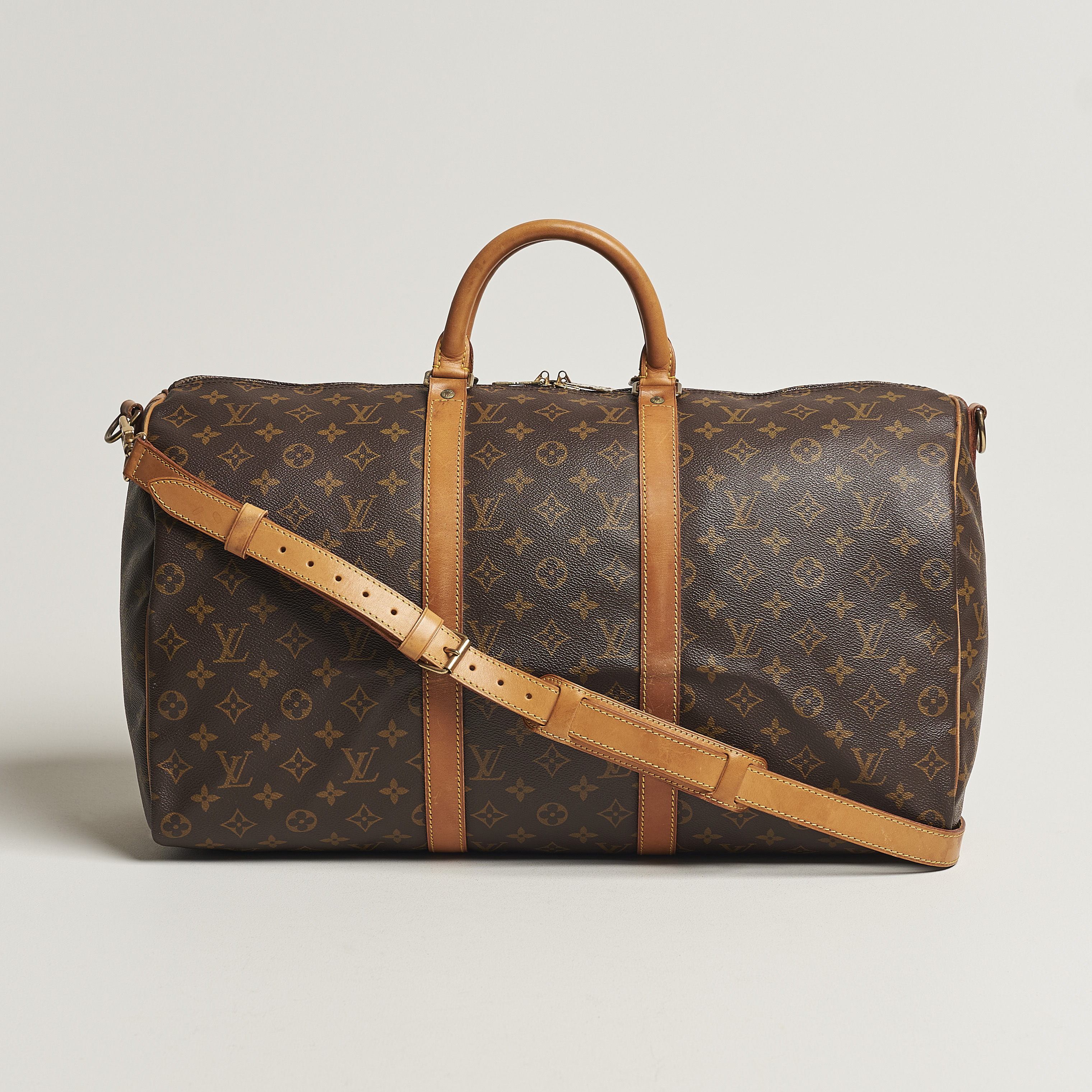 Louis Vuitton Keepall Bandoulière 50 Anthracite Grey autres Cuirs