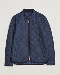  Teddy Quilted Jacket Old Blue