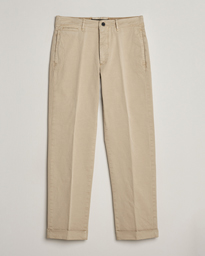  Regular Fit Cotton Stretch Slacks Beige