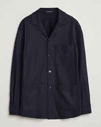  Wool Shirt Jacket Navy