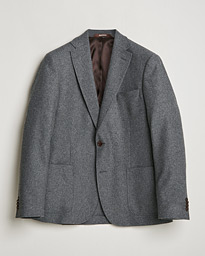  Flannel Wool Blazer Grey