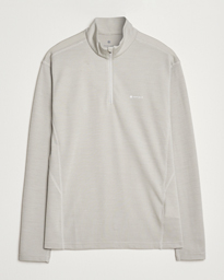  Wool Blend Half Zip T-Shirt Icegrey