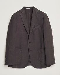  K Jacket Linen Blazer Dark Brown