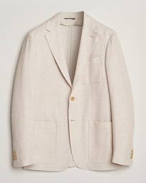  Structured Jersey Blazer Light Beige