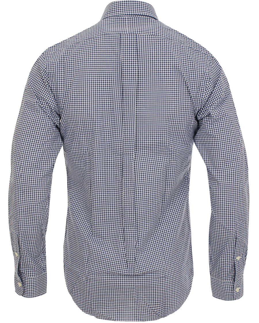 Heren | Overhemden | Polo Ralph Lauren | Slim Fit Poplin Check Shirt Navy