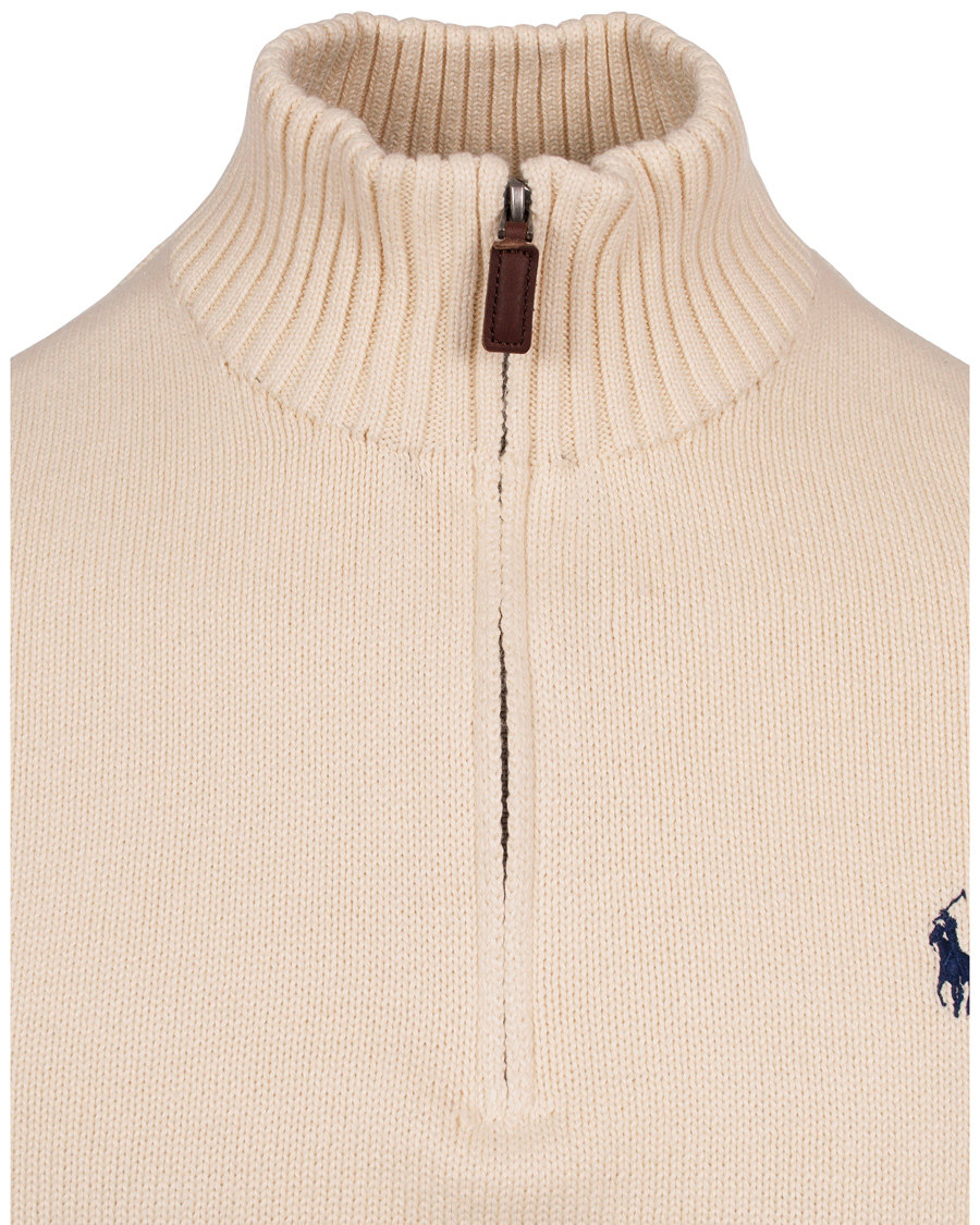 Heren | Truien | Polo Ralph Lauren | Cotton Half Zip Antique Cream