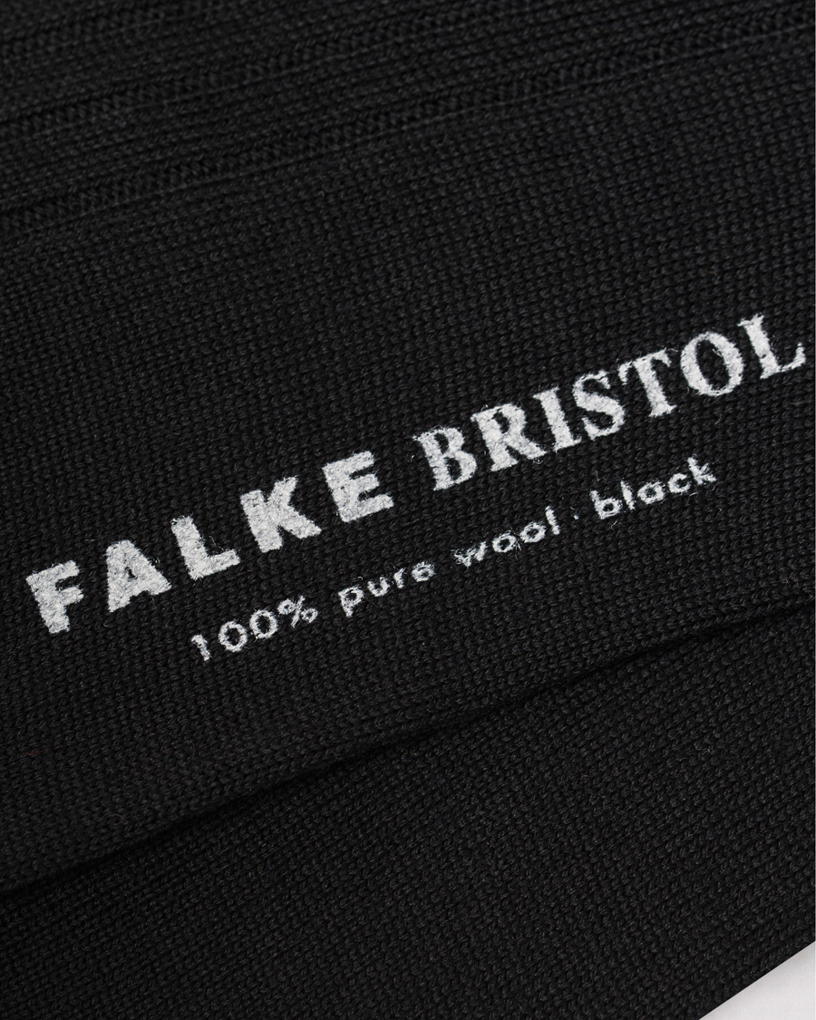 Falke Bristol Pure Wool Sock Black