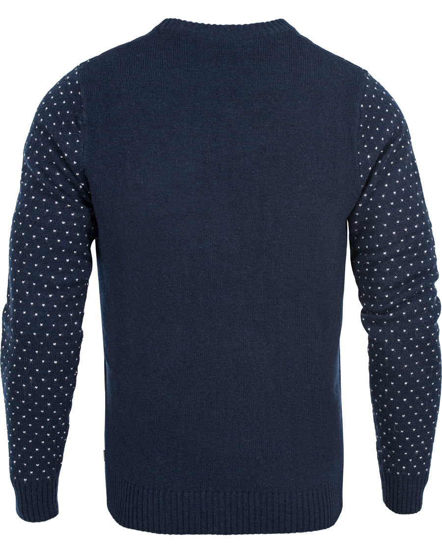 Heren | Truien | GANT | Snowball Lambswool Crew Evening Blue