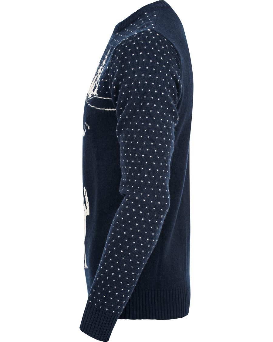 Heren | Truien | GANT | Snowball Lambswool Crew Evening Blue
