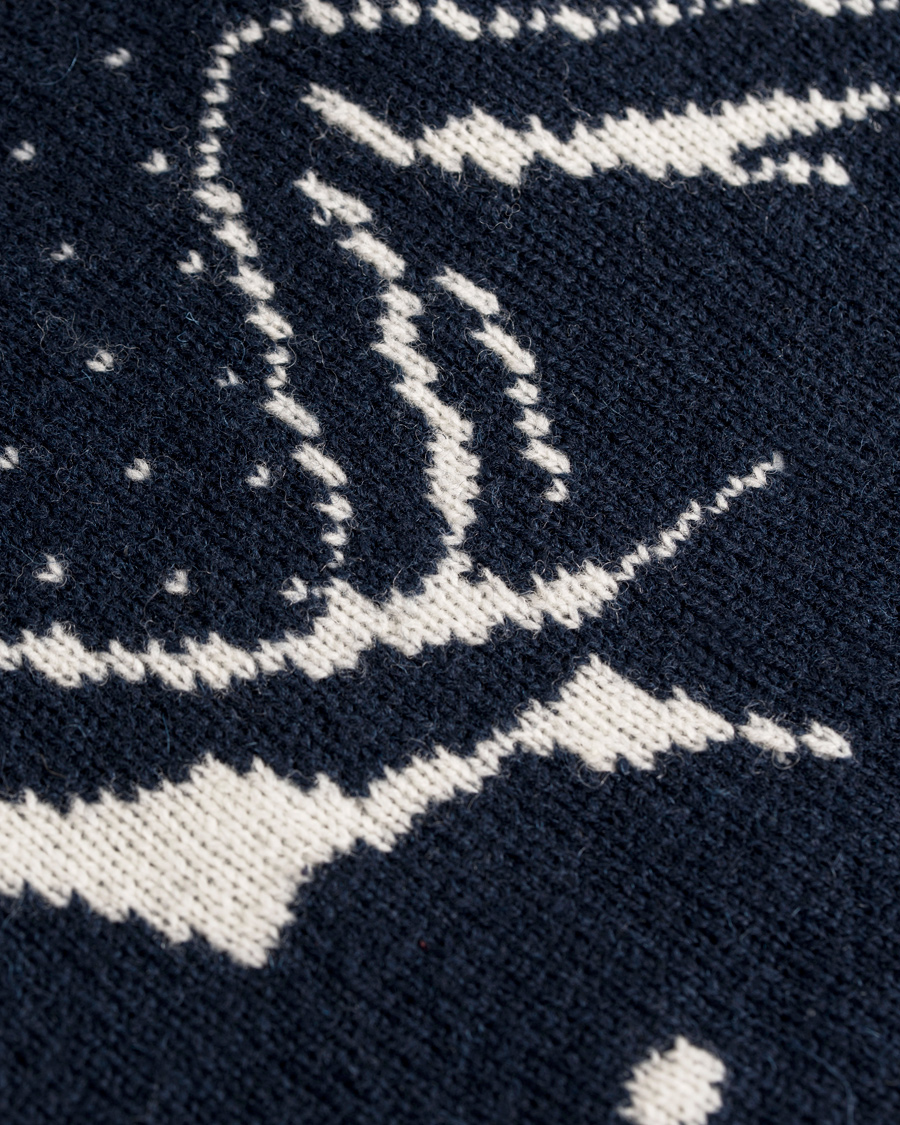 Heren | Truien | GANT | Snowball Lambswool Crew Evening Blue