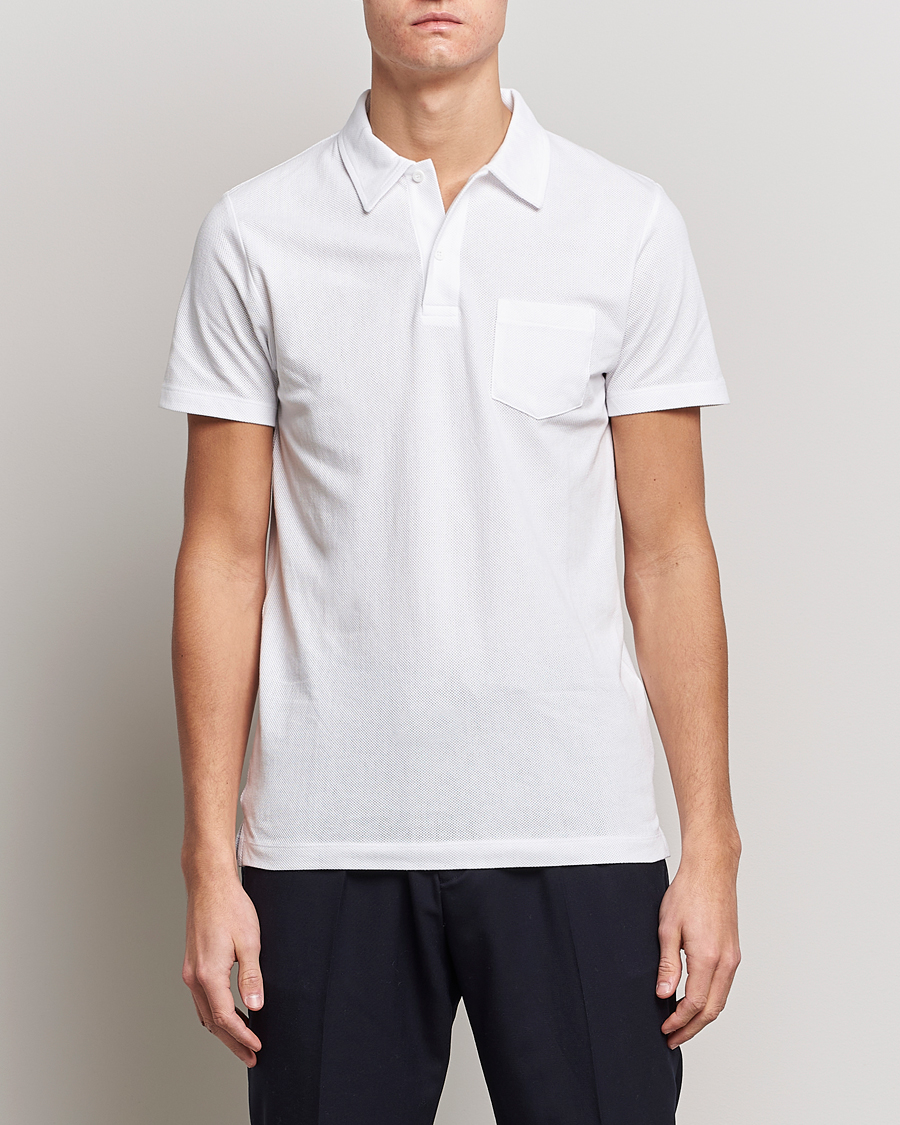 Heren |  | Sunspel | Riviera Polo Shirt White