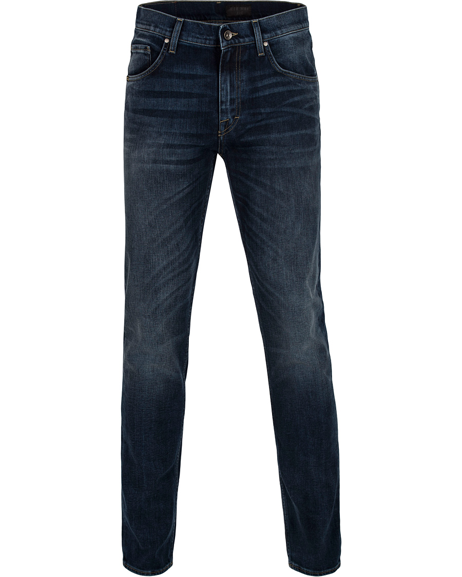 Heren | Jeans | Tiger of Sweden Jeans | Sharp Bang Jeans Washed Blue