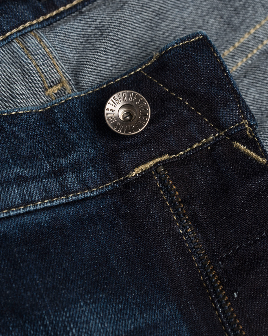 Heren | Jeans | Tiger of Sweden Jeans | Sharp Bang Jeans Washed Blue