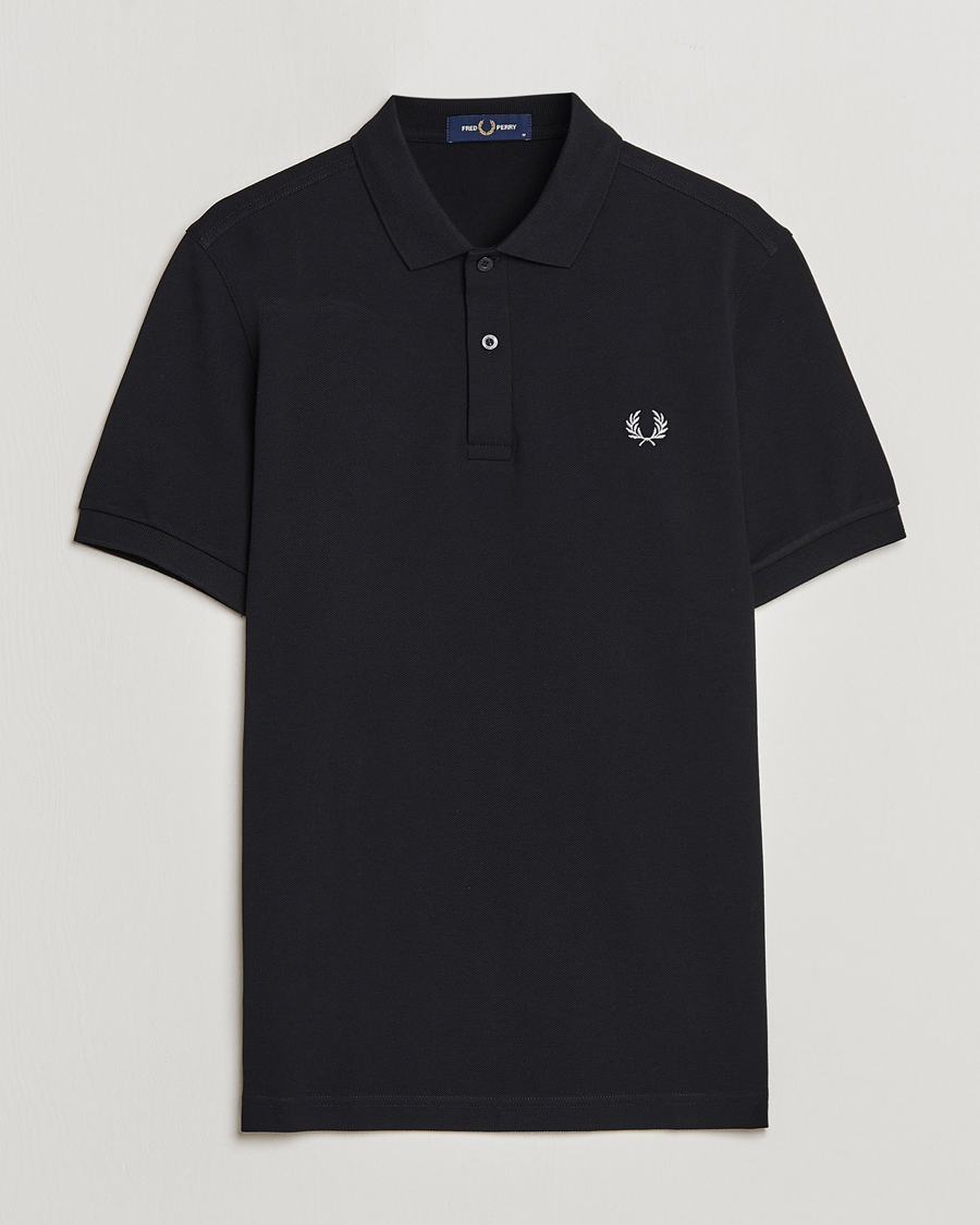 Black and red 2024 fred perry polo