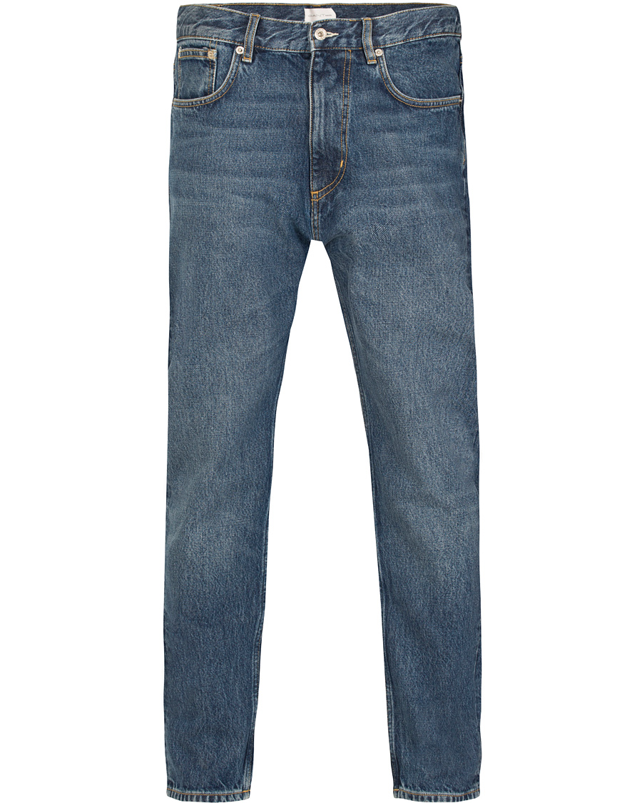 Heren | Jeans | GANT Rugger | The Jim Relaxed Fit Jeans Mid Blue