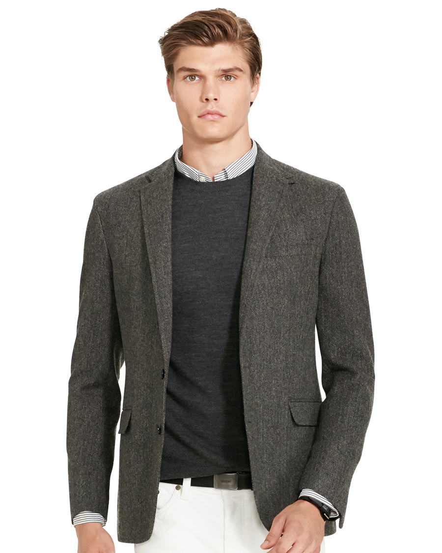 Heren | Blazers | Polo Ralph Lauren | Clothing Morgan Herringbone Sportcoat Grey
