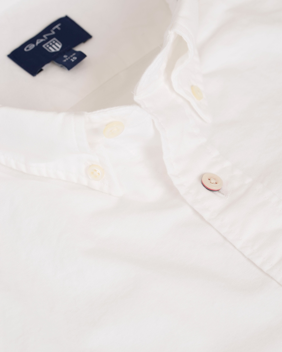 Heren | Overhemden | GANT | The Oxford Shirt Fitted Body White