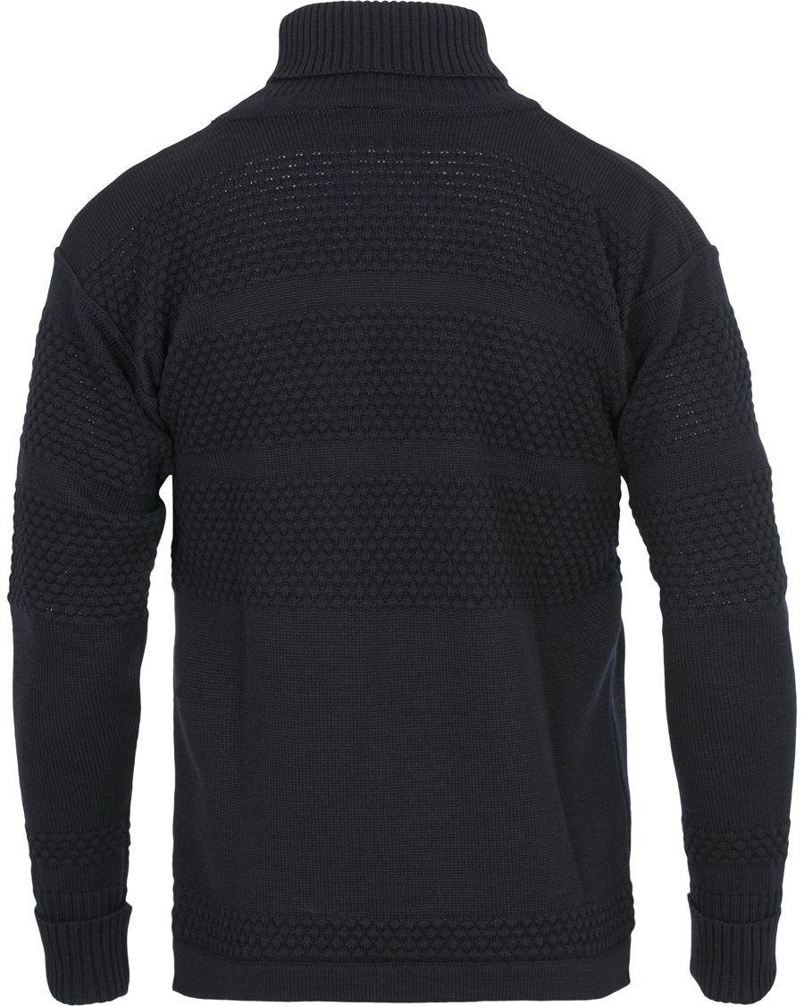 Heren | Truien | S.N.S. Herning | Fisherman Sweater Navy Blue