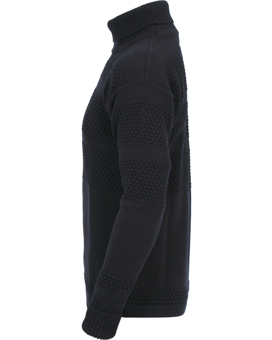Heren | Truien | S.N.S. Herning | Fisherman Sweater Navy Blue