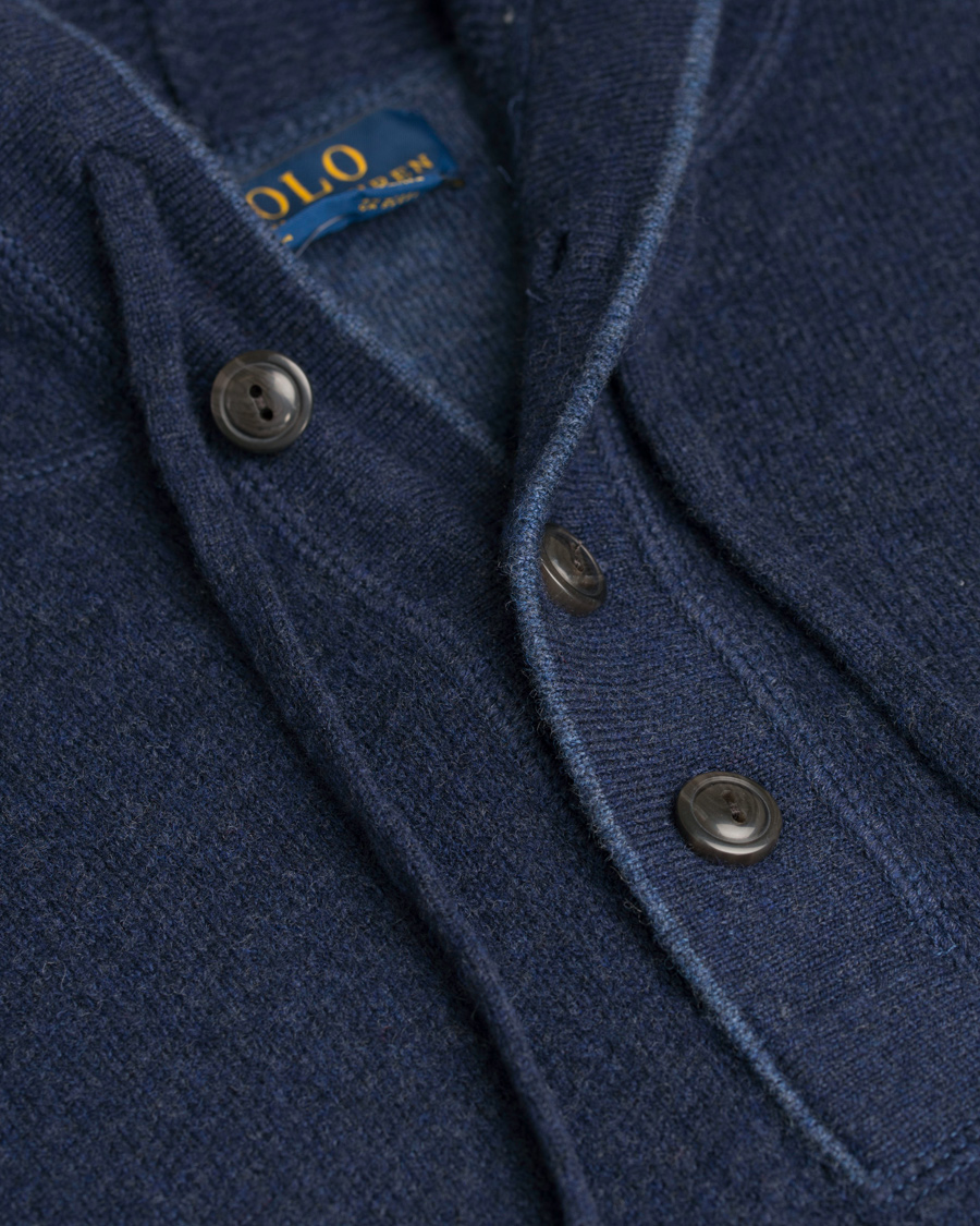 Heren | Truien | Polo Ralph Lauren | Half Button Hoodie Navy