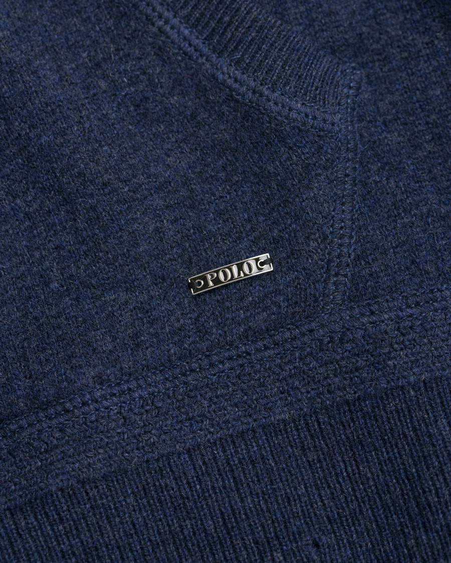 Heren | Truien | Polo Ralph Lauren | Half Button Hoodie Navy