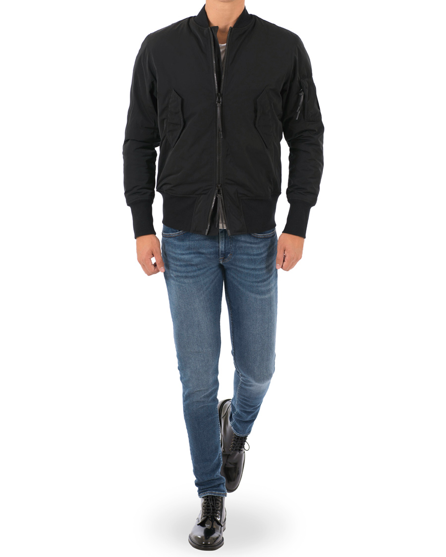Heren | Jeans | Tiger of Sweden Jeans | Slim Bare Jeans Mid Blue