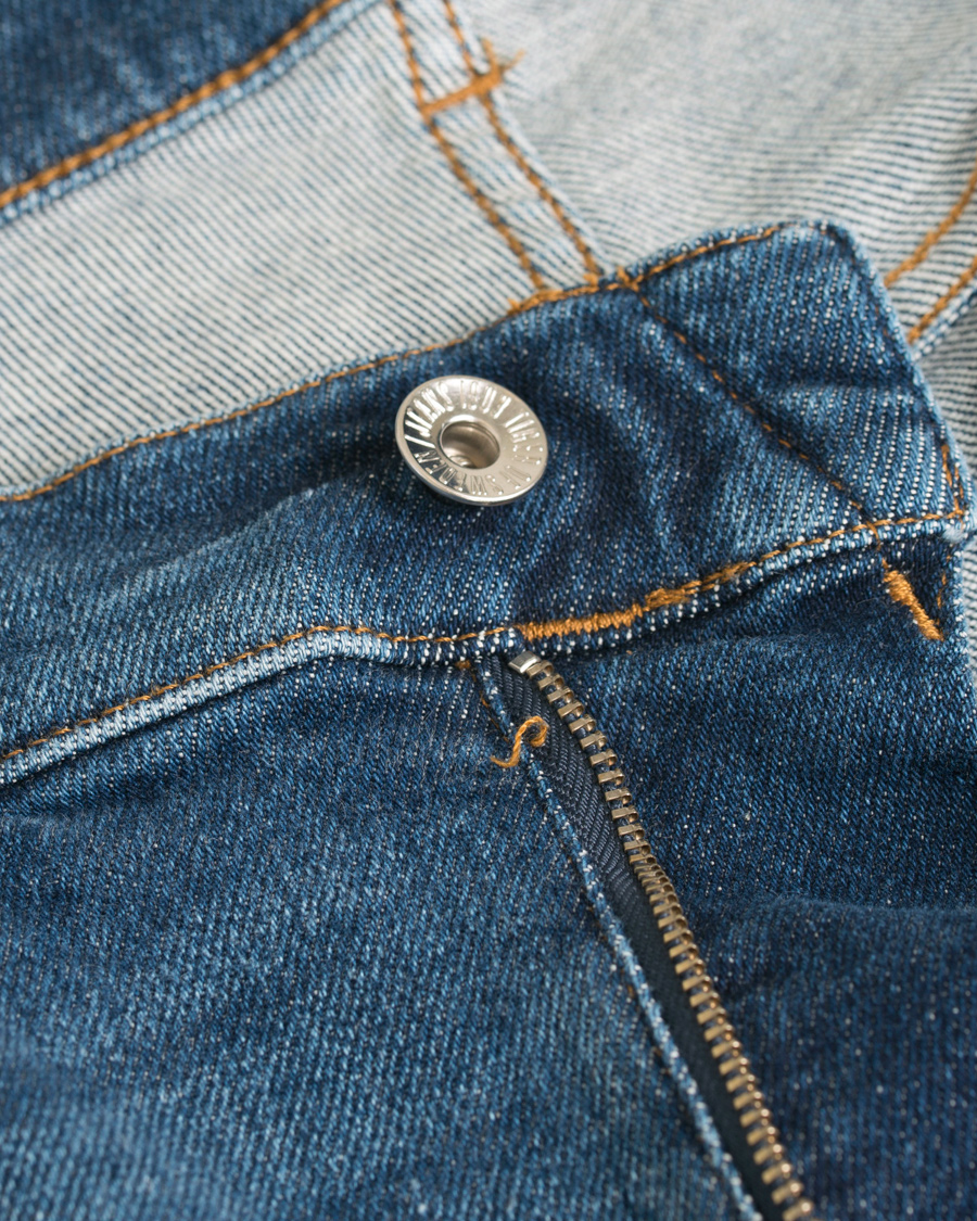 Heren | Jeans | Tiger of Sweden Jeans | Slim Bare Jeans Mid Blue