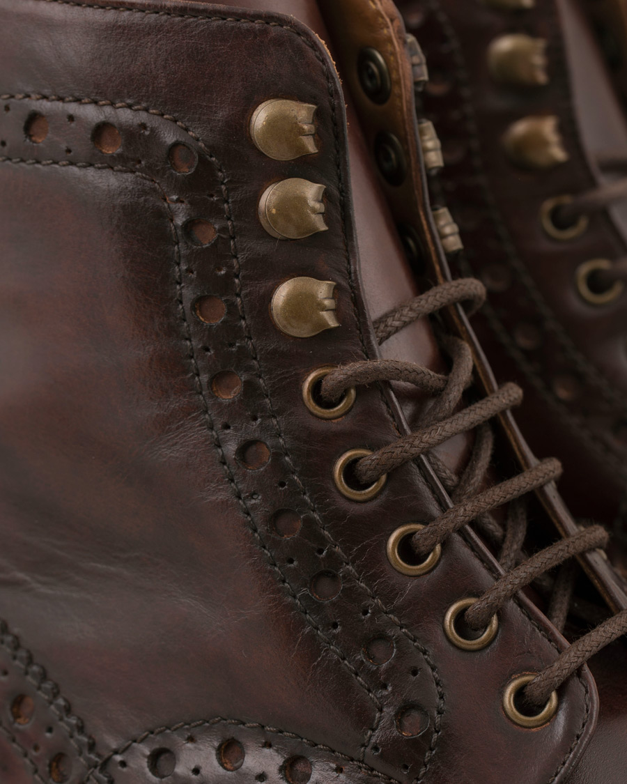 Heren | Grenson Fred Brogue Boot Commando Sole Brown Calf | Grenson | Fred Brogue Boot Commando Sole Brown Calf