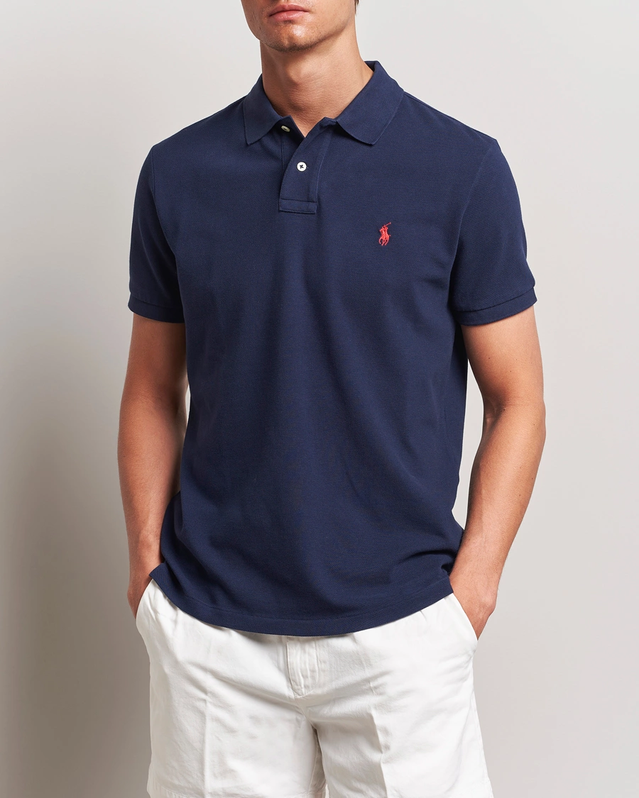 Heren | Polo's | Polo Ralph Lauren | Custom Slim Fit Polo Newport Navy