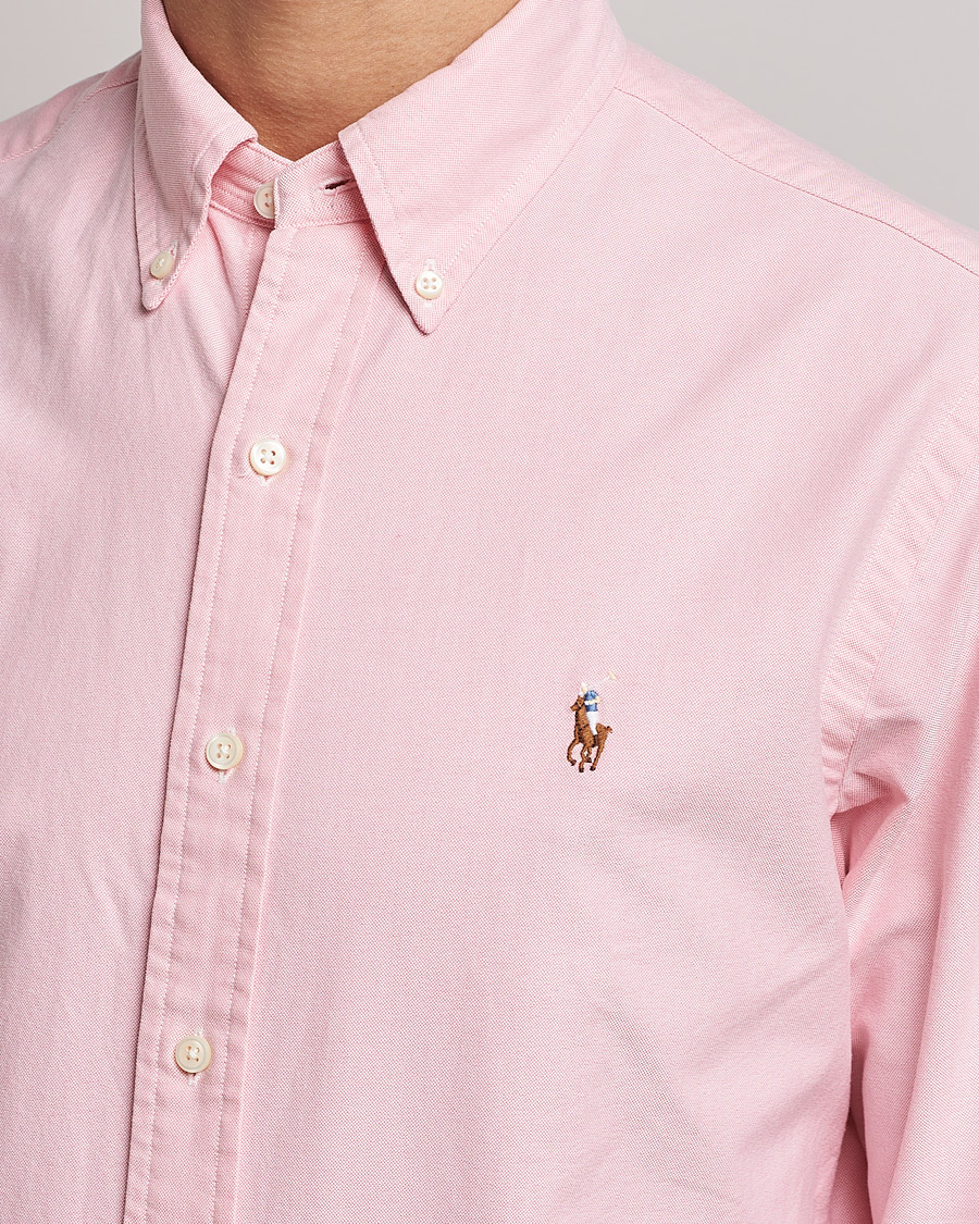 Polo Ralph Lauren Custom Fit Oxford Shirt Pink Man CareOfCarl