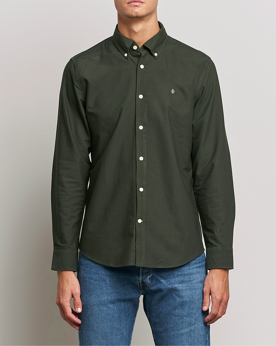 Heren |  | Morris | Douglas Oxford Shirt Olive