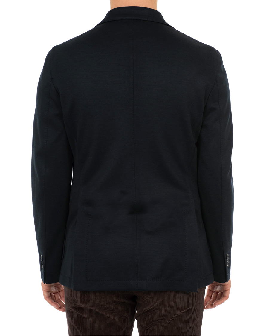 Heren | Blazers | Stenströms | Jersey Patch Pocket Blazer Navy