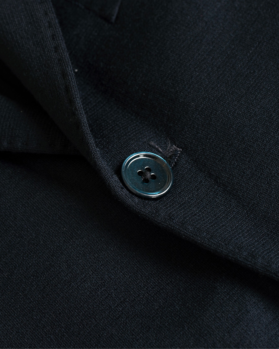 Heren | Blazers | Stenströms | Jersey Patch Pocket Blazer Navy