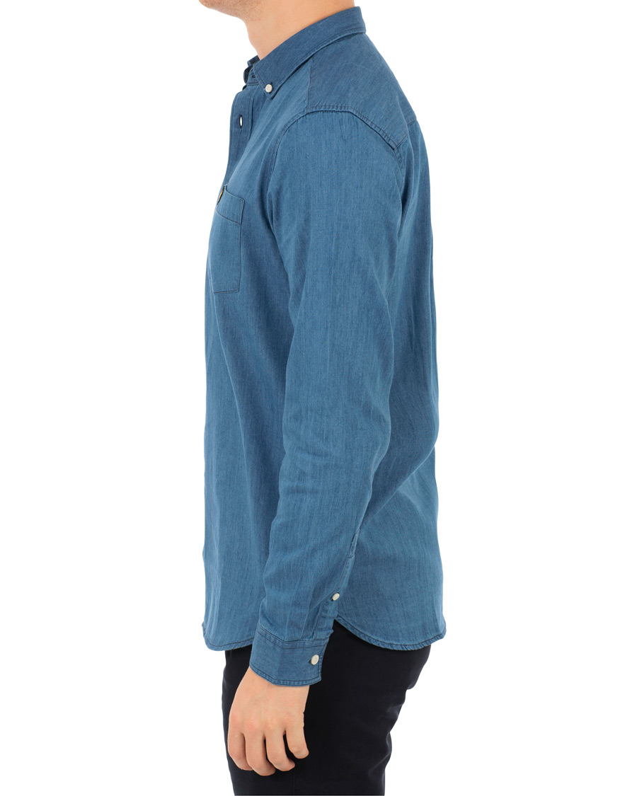Heren | Overhemden | Lyle & Scott | Denim Shirt Light Indigo
