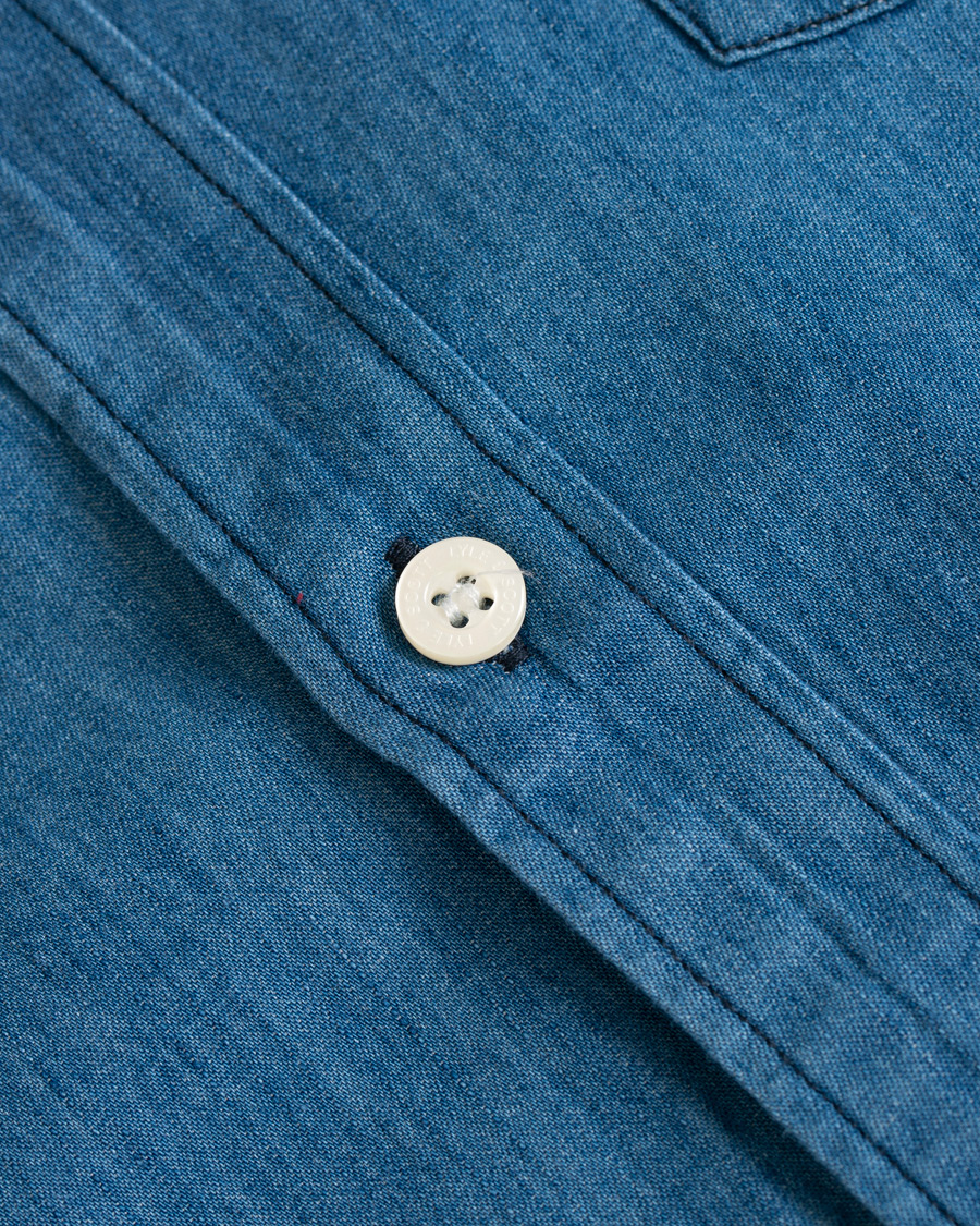 Heren | Overhemden | Lyle & Scott | Denim Shirt Light Indigo