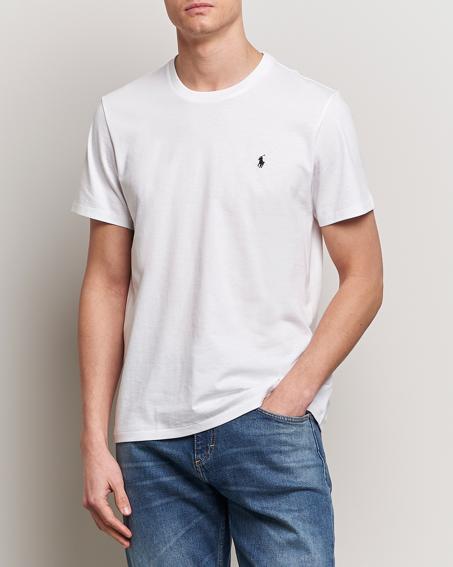 Heren | Preppy Authentic | Polo Ralph Lauren | Liquid Cotton Crew Neck T-Shirt White