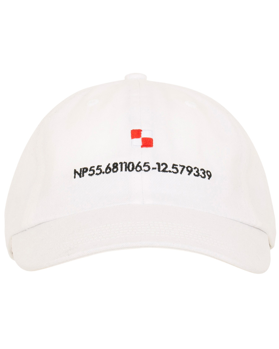 Heren | Norse Projects Coordinates Sport Cap White | Norse Projects | Coordinates Sport Cap White