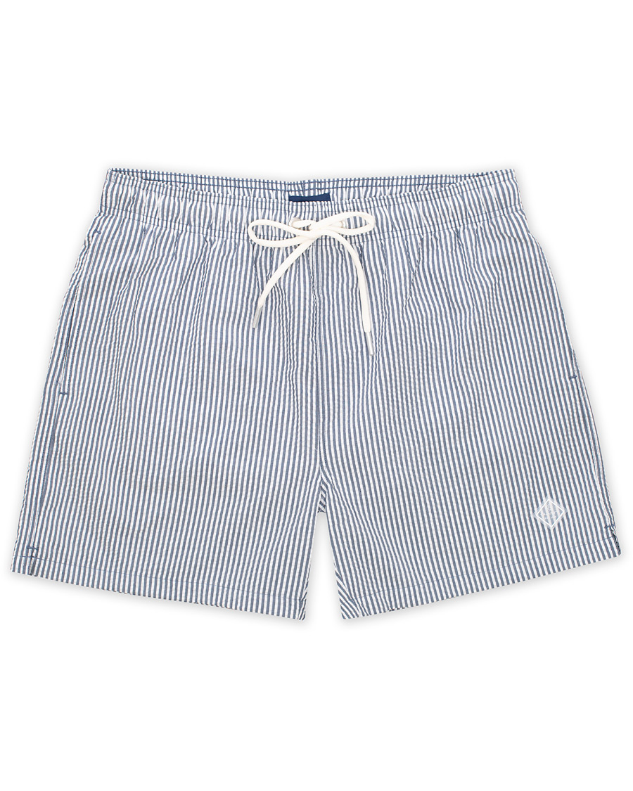 Heren | Zwembroek | GANT | Seersucker Swim Shorts Persian Blue