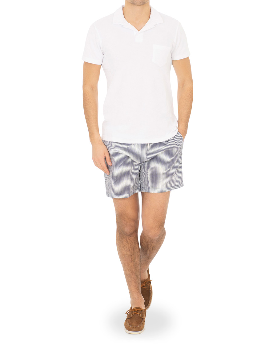 Heren | Zwembroek | GANT | Seersucker Swim Shorts Persian Blue