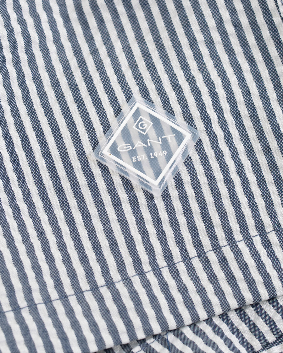 Heren | Zwembroek | GANT | Seersucker Swim Shorts Persian Blue