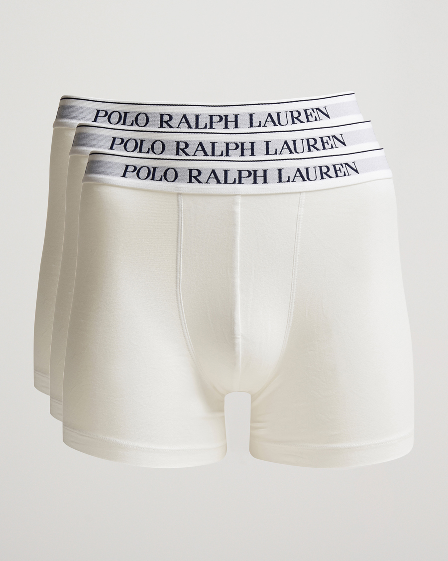 Polo Ralph Lauren 3 Pack Stretch Boxer Brief White Man CareOfCarl