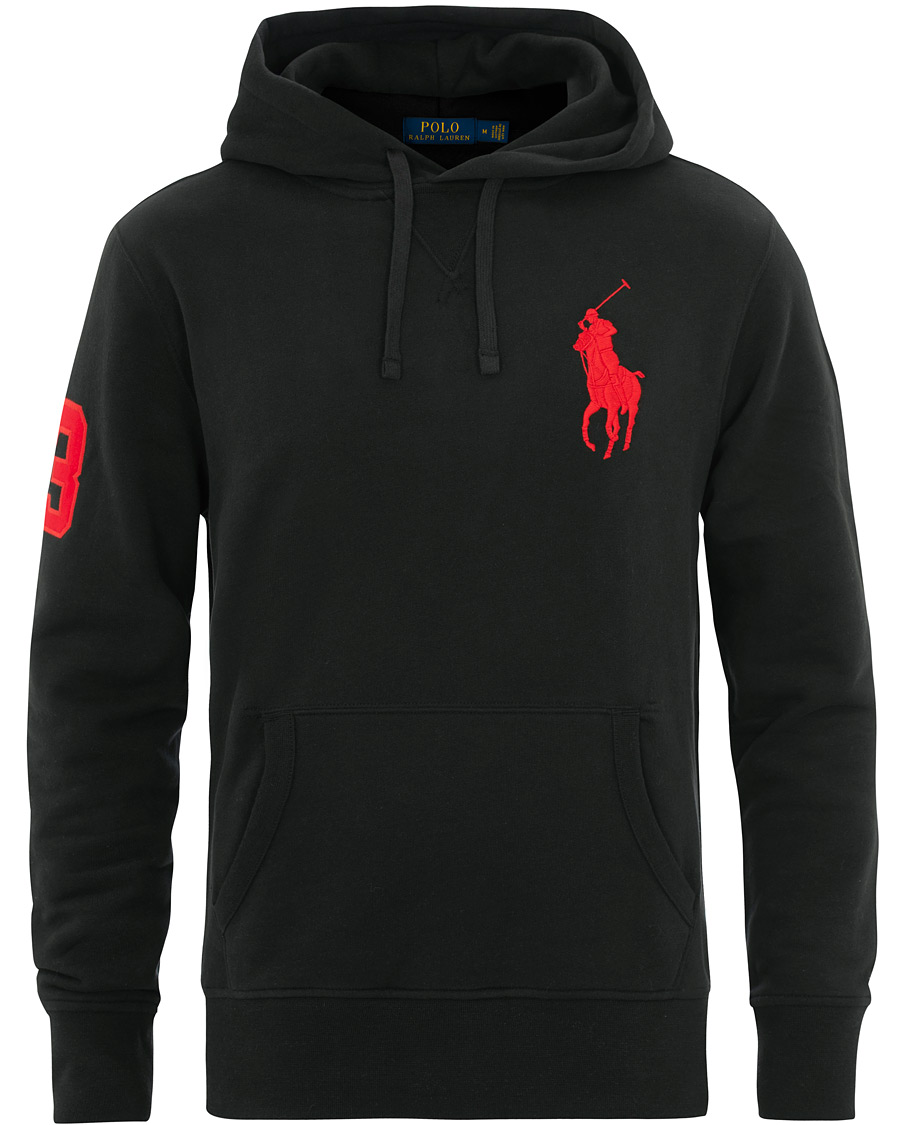 Polo Ralph Lauren Big Pony Hoodie Black Man CareOfCarl