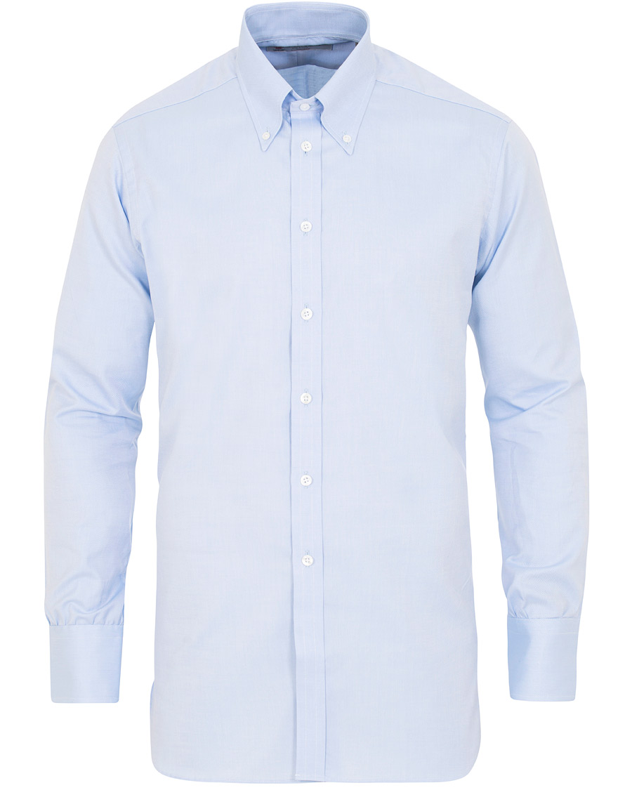 Heren | Overhemden | Turnbull & Asser | Regular Fit Oxford Button Down Shirt Light Blue