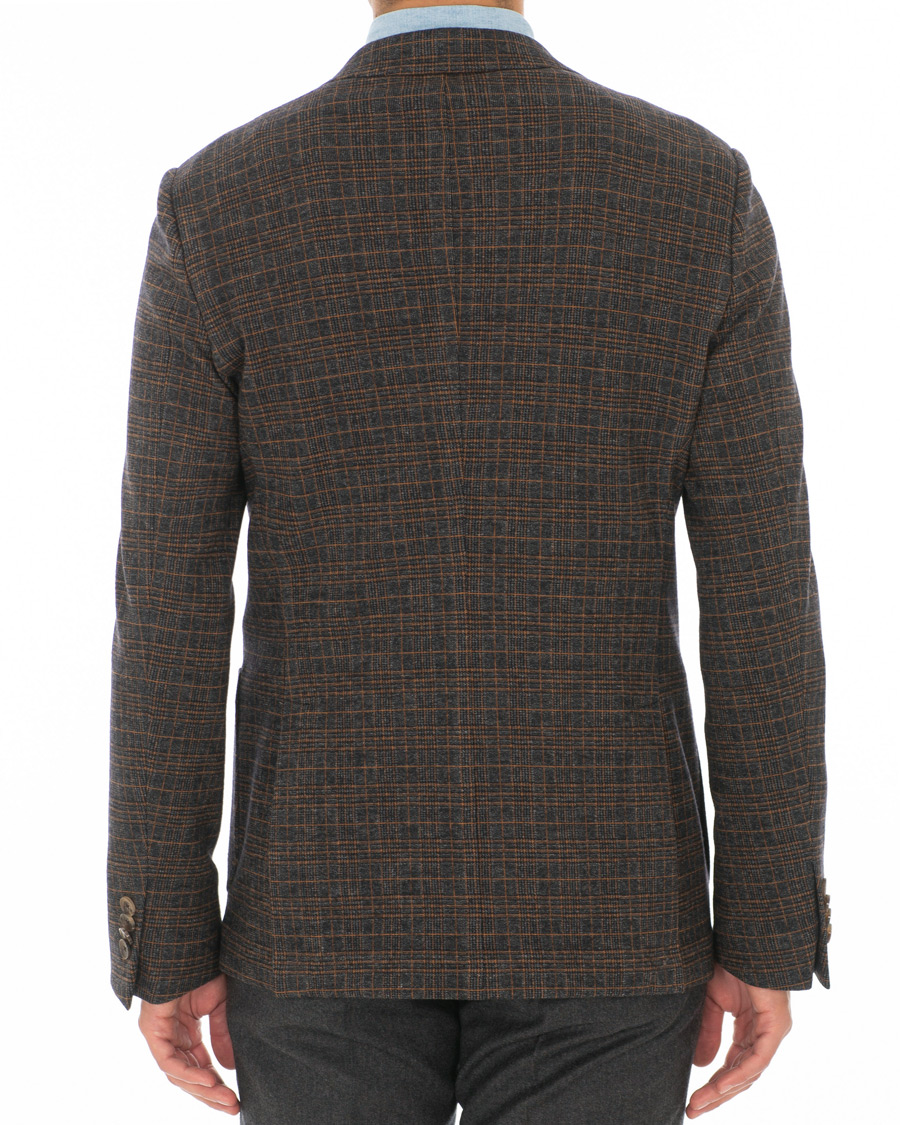 Heren | Blazers | Etro | Prince Of Wales Check Wool Blazer Dark Grey