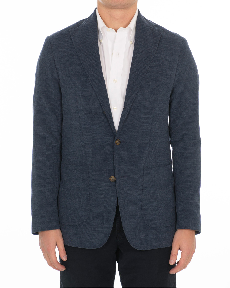 Heren | Blazers | Stenströms | Cotton Corduroy Blazer Navy