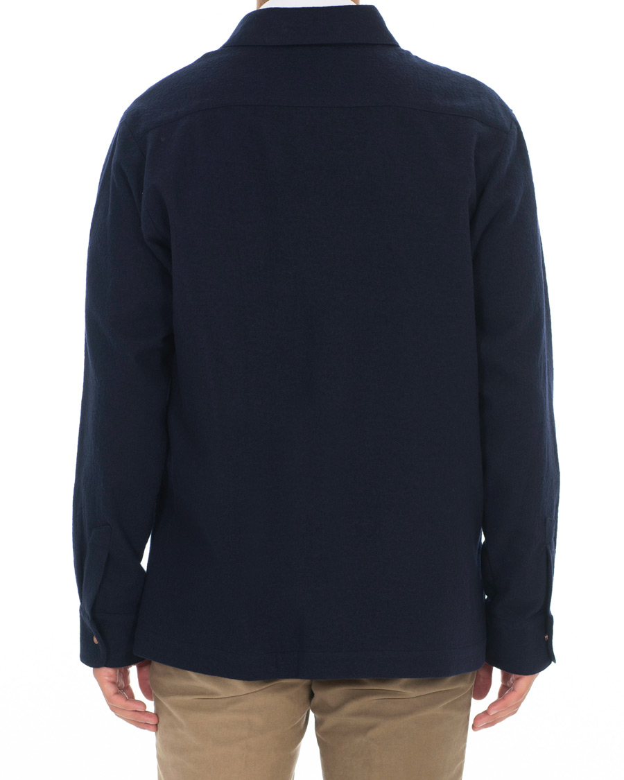 Heren | Overhemden | Private White V.C. | The CPO Wool Shirt Jacket Navy