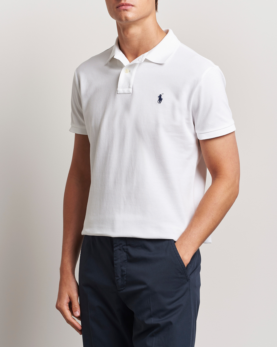 Polo Ralph Lauren Custom Slim Fit Polo White Man CareOfCarl