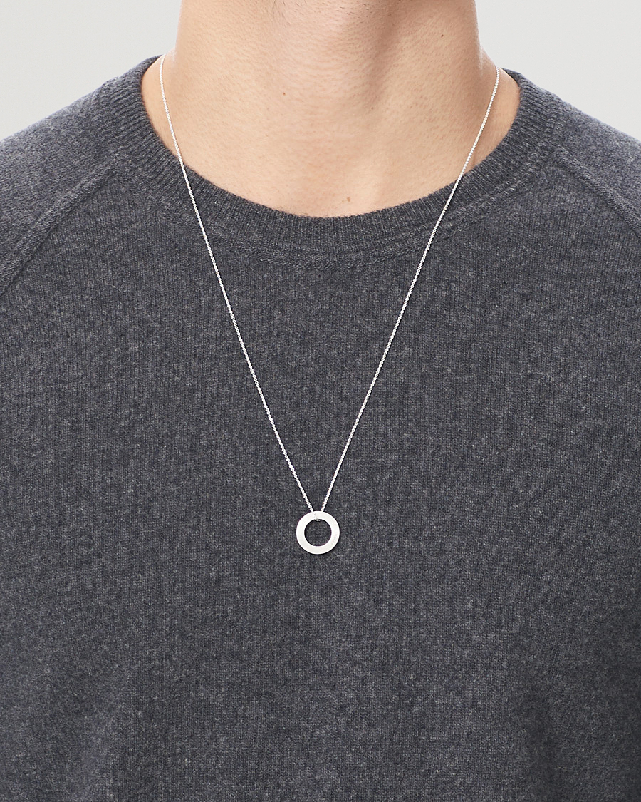 Heren | Sieraden | LE GRAMME | Circle Necklace Le 2.5  Sterling Silver